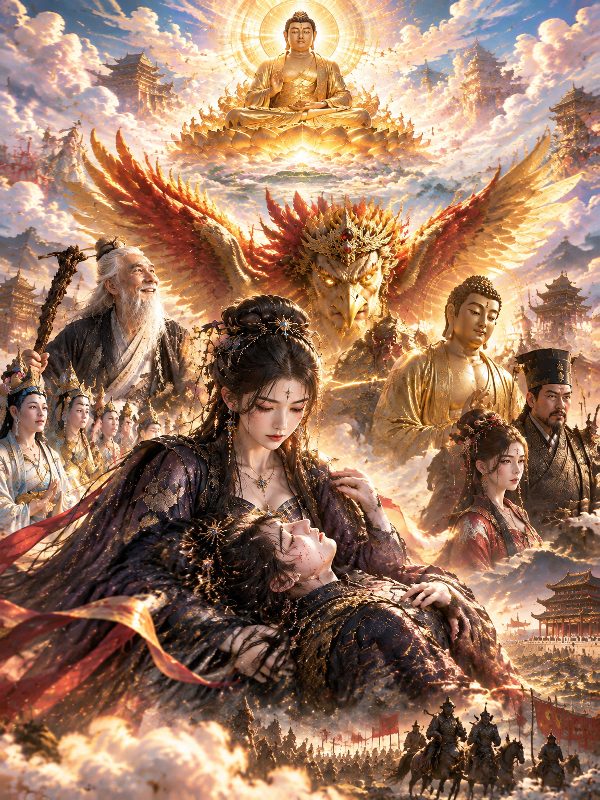 天遣赤鬚龍下界　佛謫金翅鳥降凡 cover