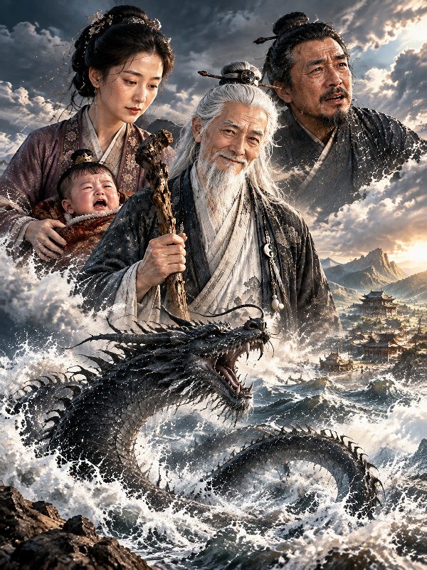 泛洪濤虯王報怨　撫孤寡員外施恩 cover